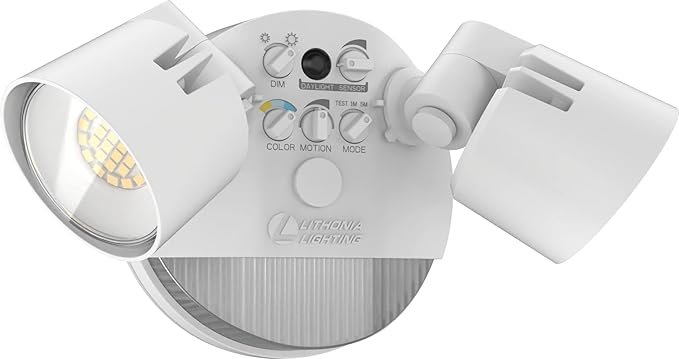 Lithonia Lighting HomeGuard 2-Light LED Outdoor Flood Lights
