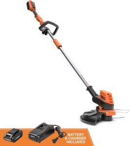 LawnMaster CLGT2412S 24V 12" Cordless String Trimmer 2.0AH Battery & Charger Included