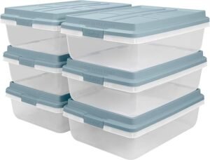 Stackable Storage Bins with Lids