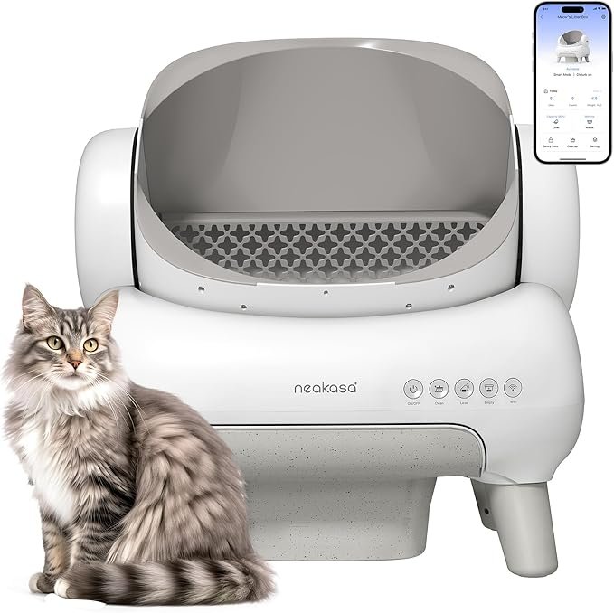 Neakasa M1 Lite Self-Cleaning Cat Litter Box – Smart Open-Top Auto Box with App Control & Safety Protection 3 Neakasa M1 Lite Open-Top Self Cleaning Cat Litter Box, Automatic Cat Litter Box with APP Control, Safety Protection, 1 Roll Waste Bag
