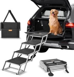VEVOR 4-Step Dog Car Ramp