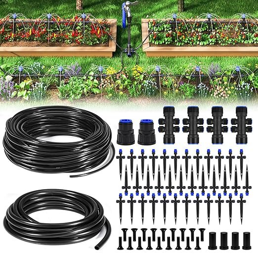 Effortless HIRALIY 210FT Drip Irrigation Kit – Smart Automatic Garden Watering System with Quick Connector for Perfect Lawn, Patio & Plants 7 HIRALIY 210FT Drip Irrigation Kits for Plants, New Quick Connector Garden Watering System, Saving Water Automatic Irrigation Equipment for Patio Lawn